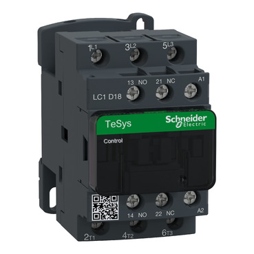 Contacteur TeSys D 3P AC3 18A Bobine 230V - Schneider Electric