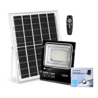 Projecteur Solaire LED 100W Extérieur avec Télécommande